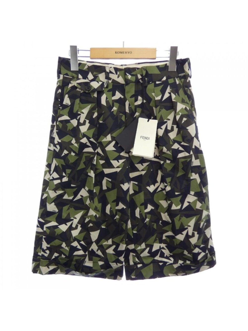 Fendi Shorts Khaki